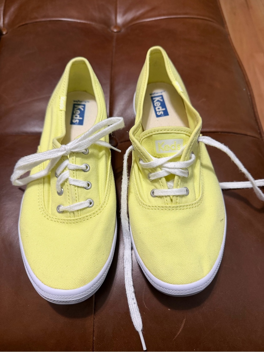 BNWOT Keds Women's Canvas Sneakers - Lemon Yellow